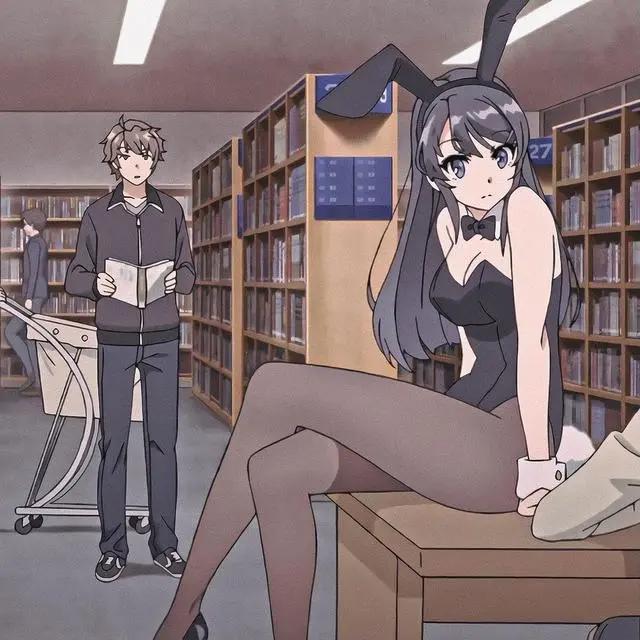 「第105期」动漫女头：樱岛麻衣无水印女生头像