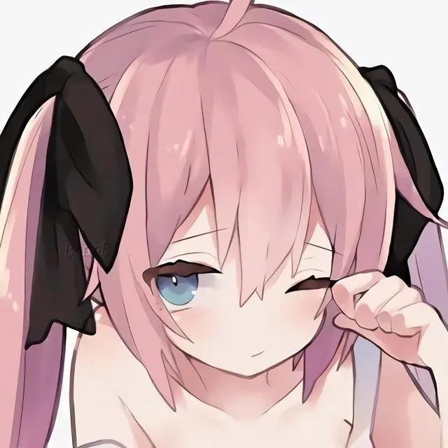 粉色系动漫女头