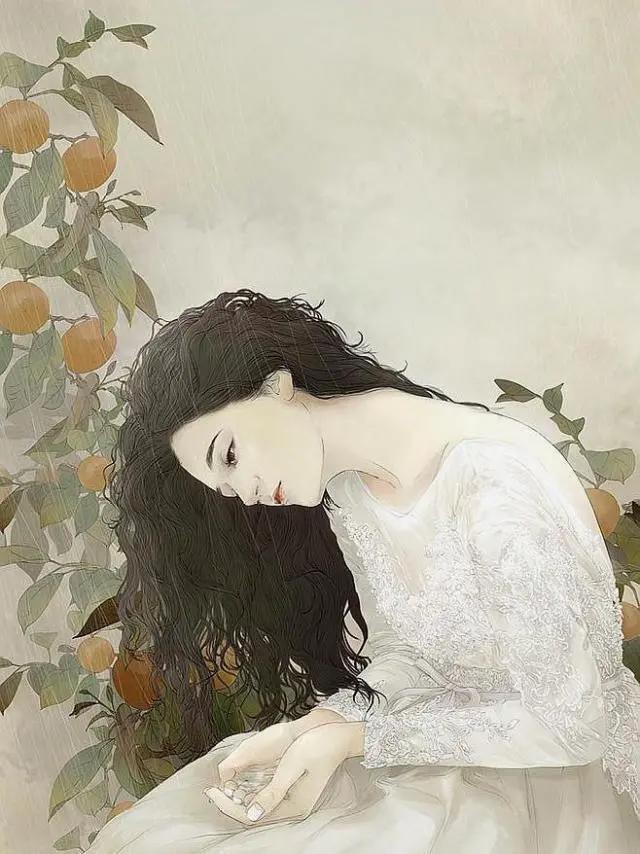 人物头像彩绘，二次元动漫女头插画图集，很甜美的画风