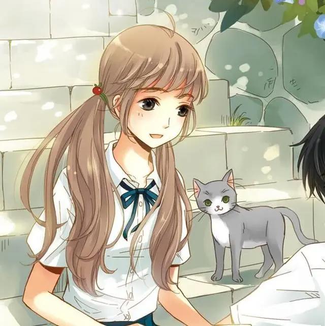 动漫女头：用一首花开的时间，述说我对你颠沛流离的思念！