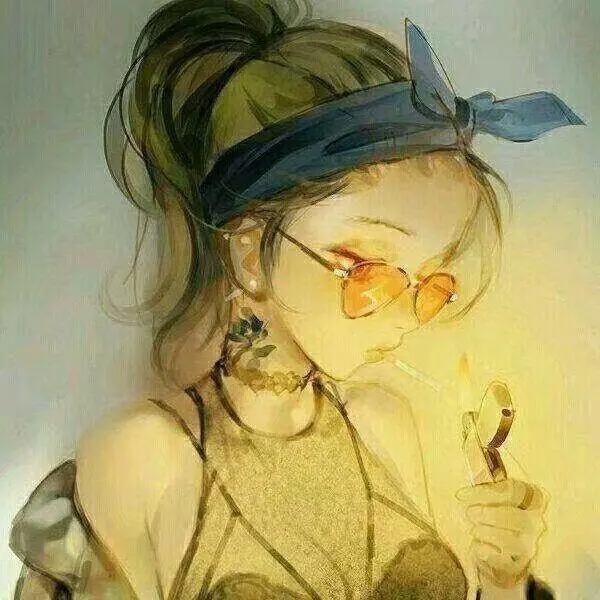 动漫女头：我变成荒凉的景象，变成无所谓的模样