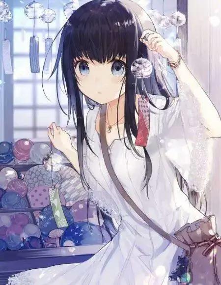 动漫女头：如果可以，别下完这场雨，放慢朝夕，拾与你的点滴