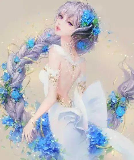 动漫女头：想和你策马同游，听豪放的歌，喝最烈的酒