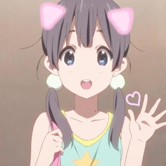 动漫女头：我可以微笑面对，就当时这是爱情游戏只是一场误会