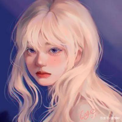 可爱的潮流手绘女生头像_动漫卡通二次元女头2021合集