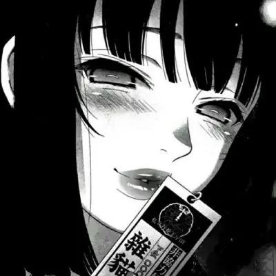 头像：暗黑系动漫女头