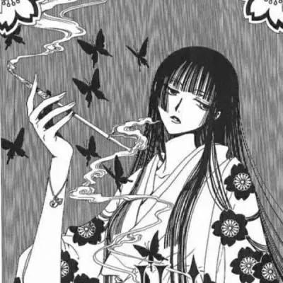 头像：暗黑系动漫女头