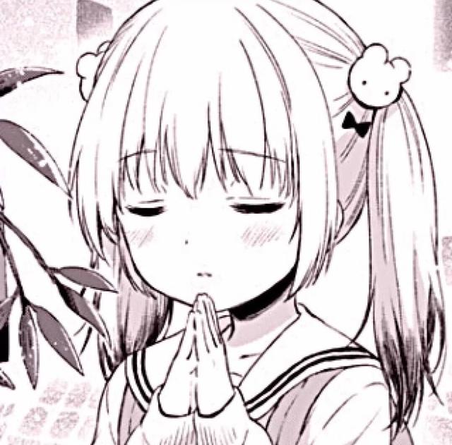 日漫女头：1229高质量粉白系列日漫女生头像