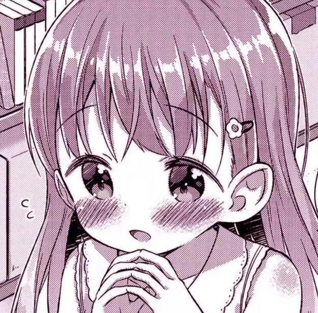 日漫女头：1229高质量粉白系列日漫女生头像