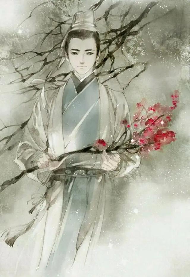 古风动漫美男子头像，风还在刮雨还在下，你何时回家！