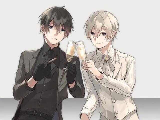 二次元动漫美图：风度翩翩美少年的壁纸头像，精选p站大神的画作