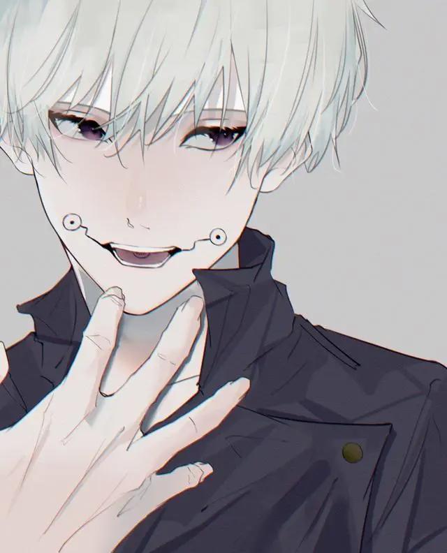 冷峻的面庞，桀骜不驯的眼神，一组冷色调的痞帅少年动漫头像