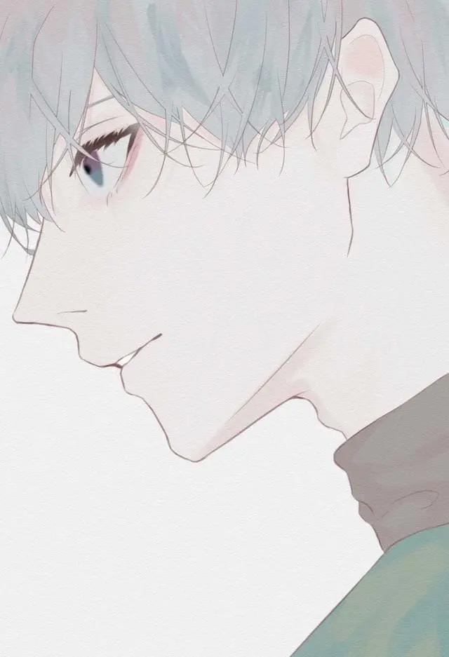 冷峻的面庞，桀骜不驯的眼神，一组冷色调的痞帅少年动漫头像