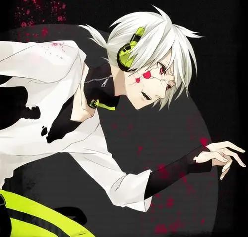 酷酷的二次元动漫男生头像，泥土往往殉葬着一片海洋的宿命！