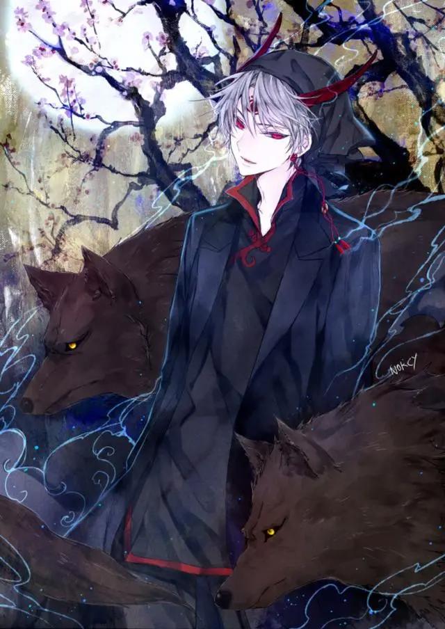 酷酷的二次元动漫男生头像，泥土往往殉葬着一片海洋的宿命！