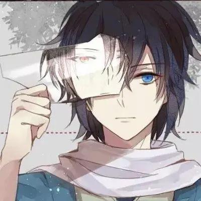 动漫男生头像：白茶清欢无别事，我在等风也等你