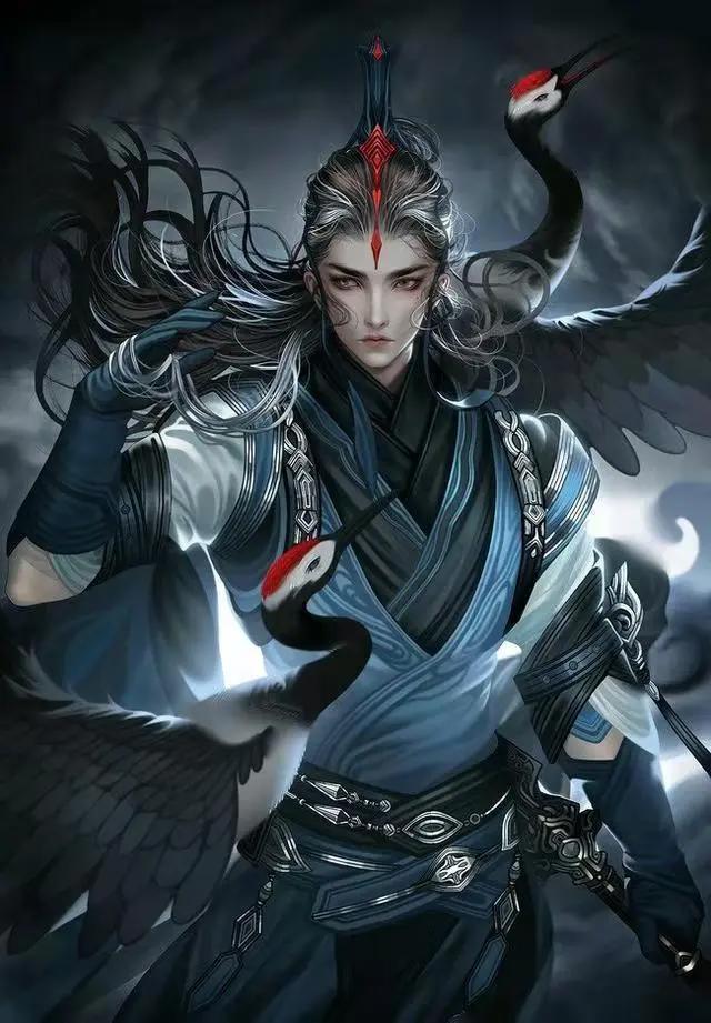 古风二次元动漫男生头像，只要站稳方位，就可以是迎风面！