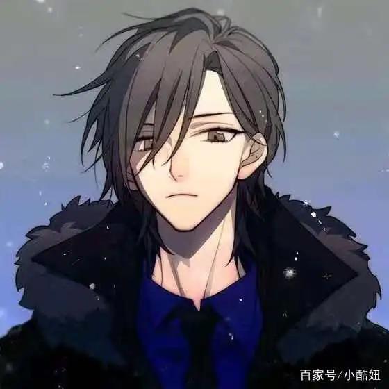 二次元动漫美男子头像，想借着酒劲，和每个人拥抱告别！