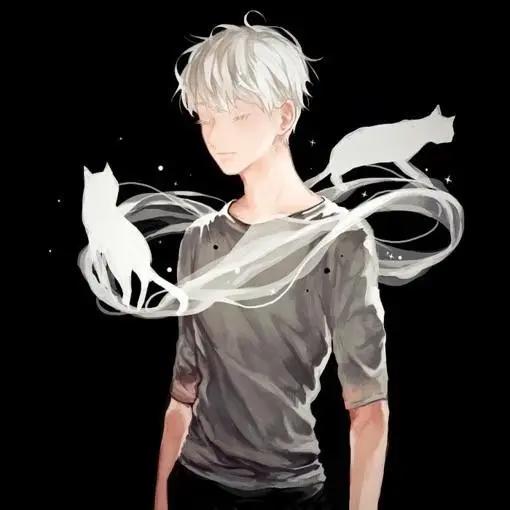 阳光开朗二次元动漫男生头像，不管发生什么别放开我的手！