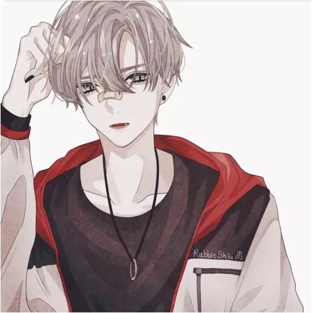 动漫男生头像：愿有人陪你走过风花雪月，看尽千山万水