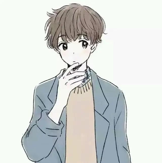 二次元动漫男生头像，别忧伤的太早，你只是经历的太少！