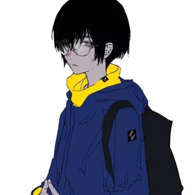 超帅气小哥哥动漫男生头像，我们都输在了一场名叫爱情的游戏中！