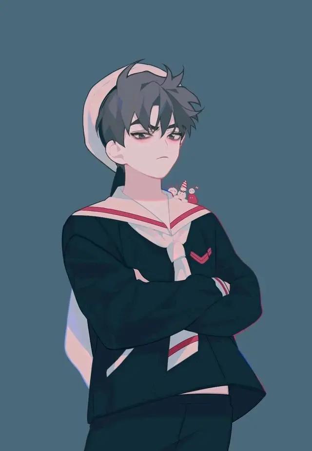 超帅气小哥哥动漫男生头像，我们都输在了一场名叫爱情的游戏中！