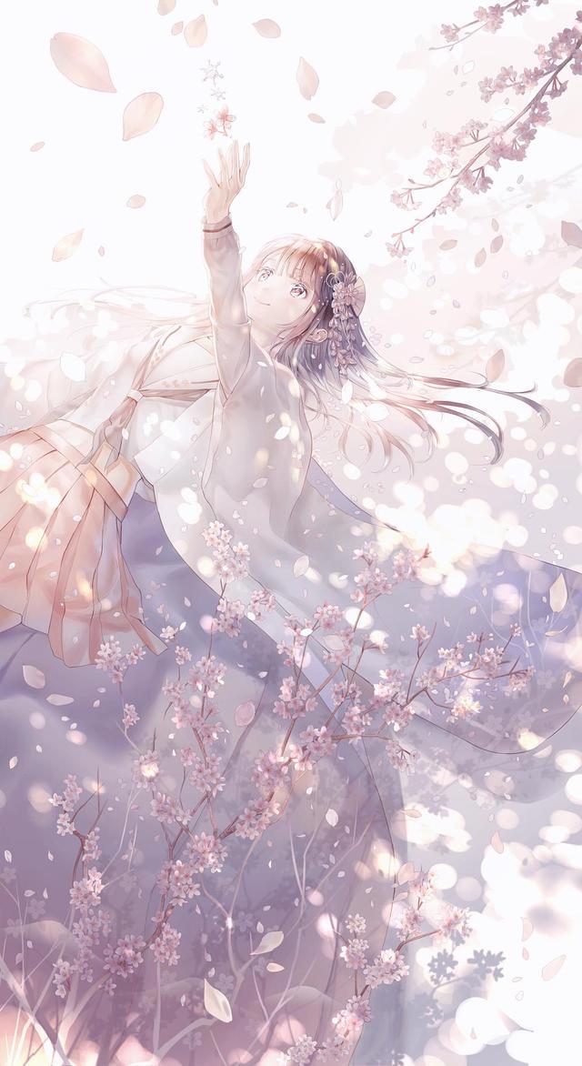 动漫壁纸、头像｜P站精选｜寒冷冬日，你比春天先到一步