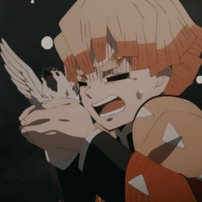 「第108期」动漫男头：鬼灭之刃我妻善逸无水印男生头像