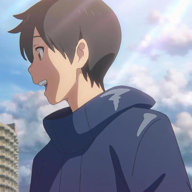 《天气之子》天野阳菜和森岛帆高，动漫头像情头自剪分享