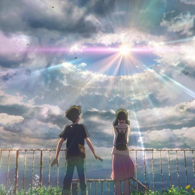 《天气之子》天野阳菜和森岛帆高，动漫头像情头自剪分享