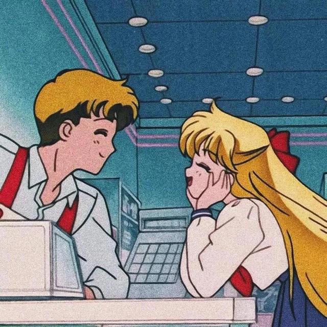 超个性动漫情头：他风尘仆仆走向我，胜过所有遥远的温柔