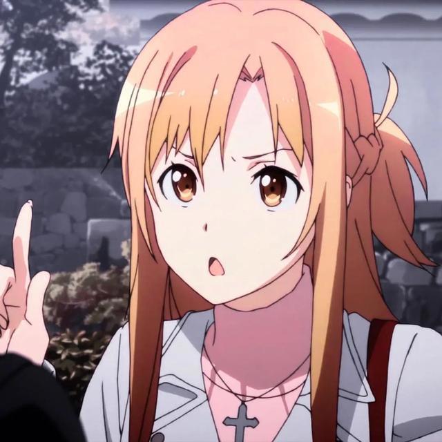 《刀剑神域》结城明日奈X桐谷和人，动漫头像情头，自剪分享