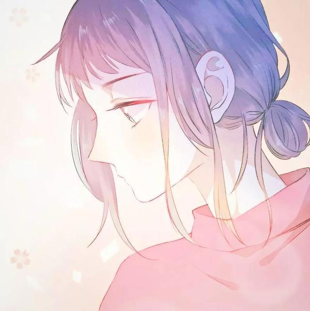 唯美风格动漫闺蜜头像：只想有人在一起，不管明天在哪儿