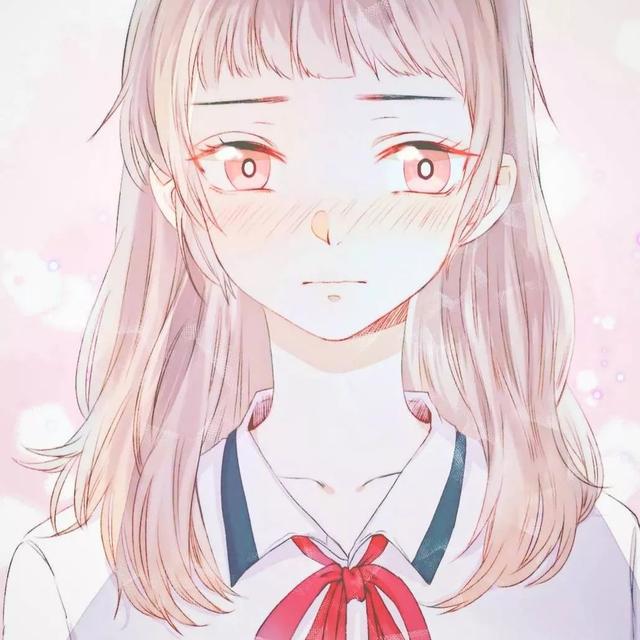 唯美风格动漫闺蜜头像：只想有人在一起，不管明天在哪儿