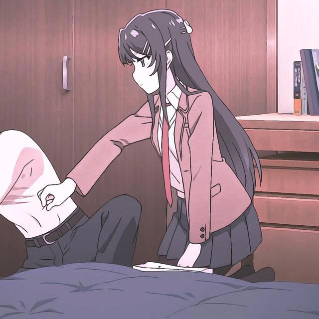 樱岛麻衣咲太唯美情头！