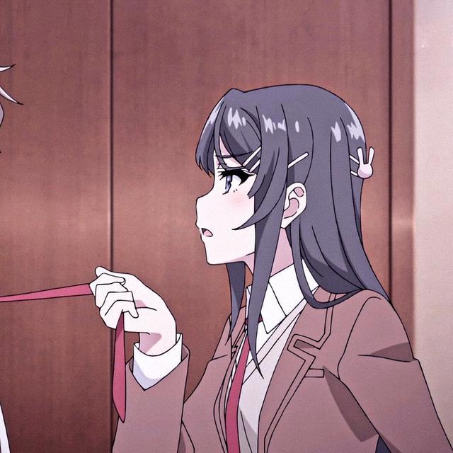 樱岛麻衣咲太唯美情头！