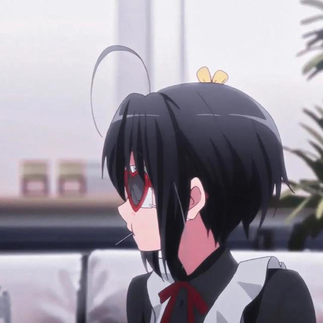 《中二病也要谈恋爱》小鸟游六花X富樫勇太，动漫头像情头自剪