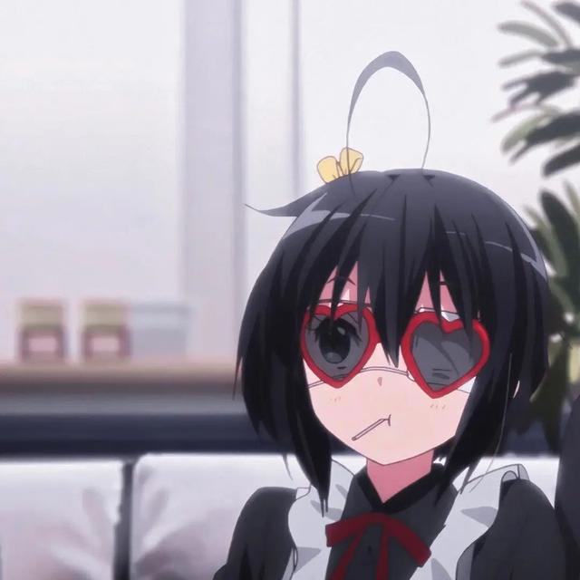 《中二病也要谈恋爱》小鸟游六花X富樫勇太，动漫头像情头自剪