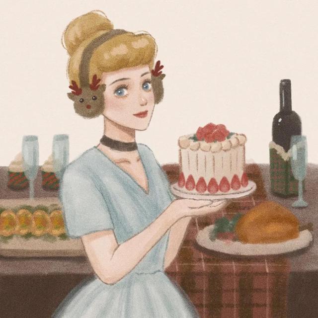 迪士尼公主＆王子的绝美“圣诞情头”，单身用不上？就用艾莎女王