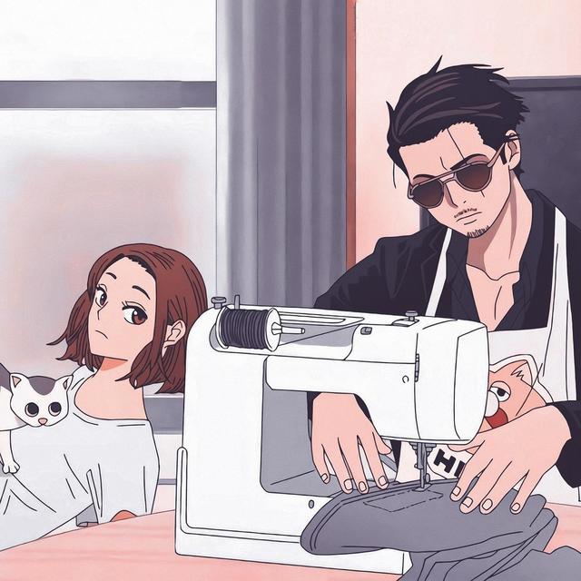 新番《极主夫道》龙和美九，温馨又好笑，动漫情头自剪分享