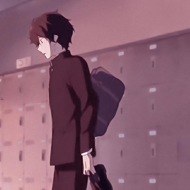 《冰菓》千反田爱瑠和折木奉太郎，动漫情头自剪分享，爱情的童话