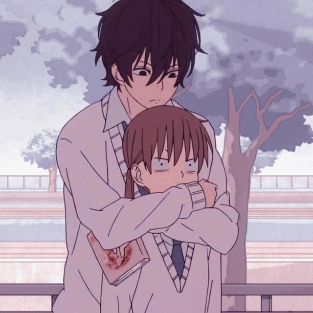 《邻座的怪同学》水谷雫和吉田春动漫情头分享，高甜的恋爱