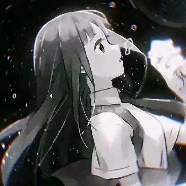 动漫情头今天的晚霞和你一样甜