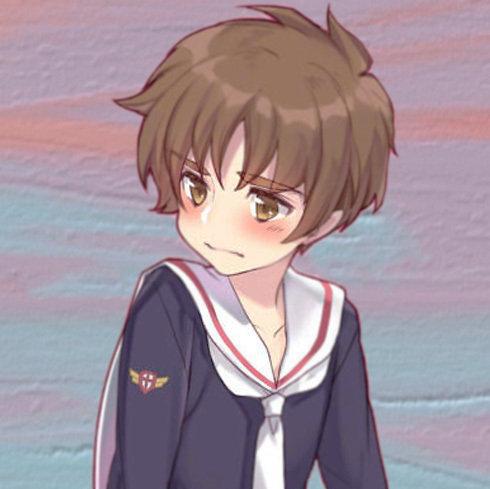 动漫情头今天的晚霞和你一样甜