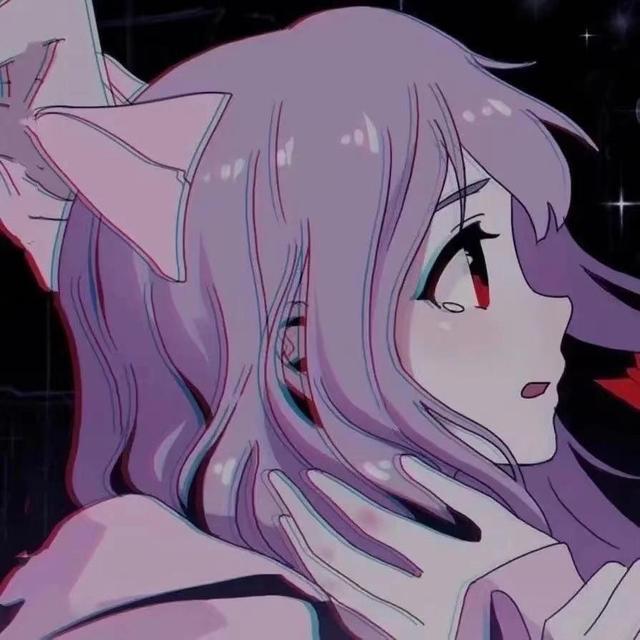 动漫情头今天的晚霞和你一样甜