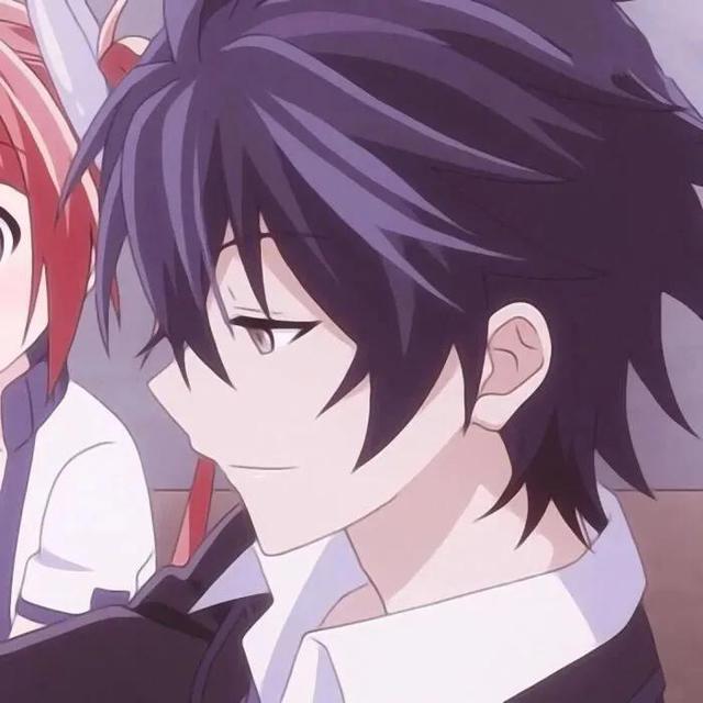 动漫情头今天的晚霞和你一样甜