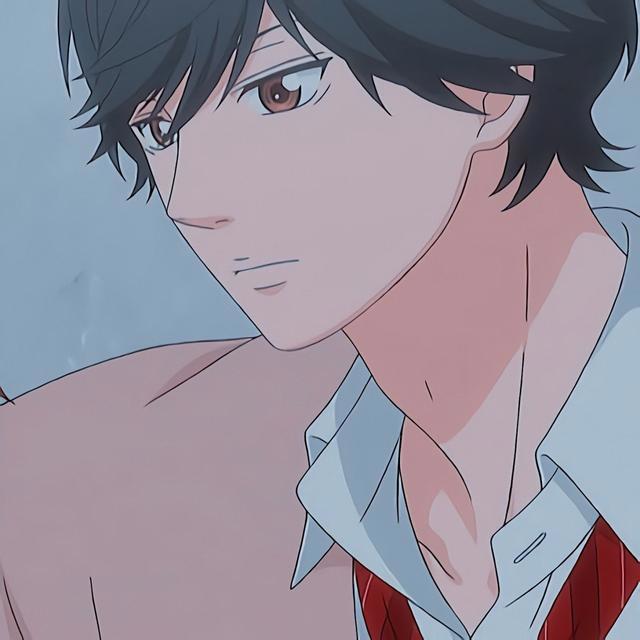 「第13期」动漫情头：青春之旅吉冈双叶/马渕洸无水印情侣头像