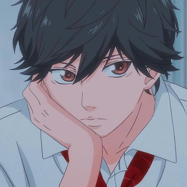 「第13期」动漫情头：青春之旅吉冈双叶/马渕洸无水印情侣头像