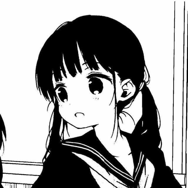 动漫黑白头像谁不爱呢